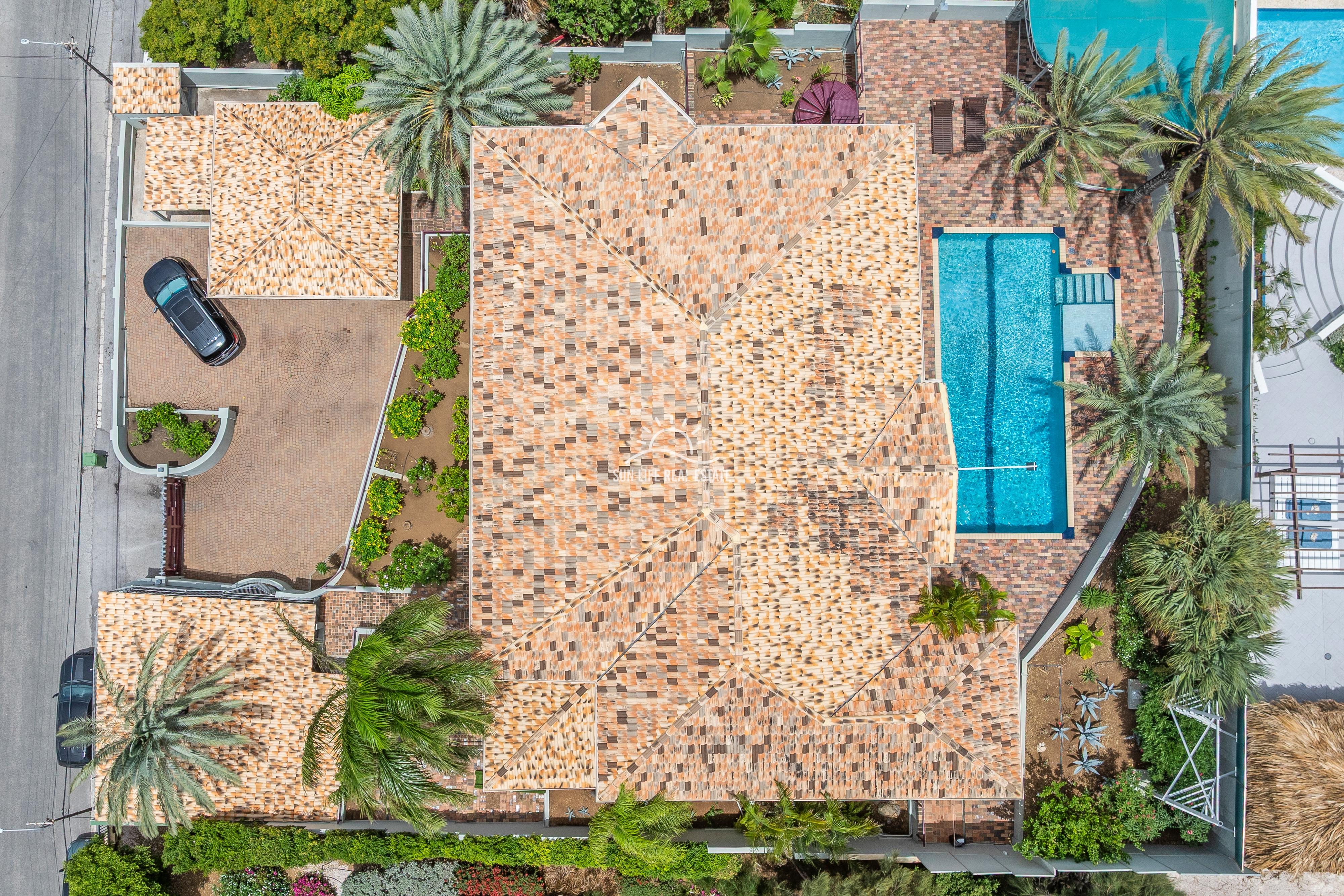 Elevated Renovated Villa with Panoramic Views For Sale in Jan Thiel