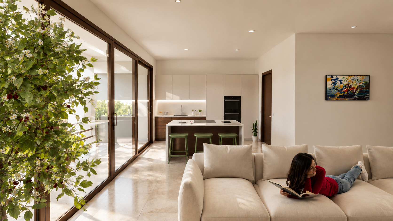 Sea-View Apartments in a Modern Residential Development in Piscadera