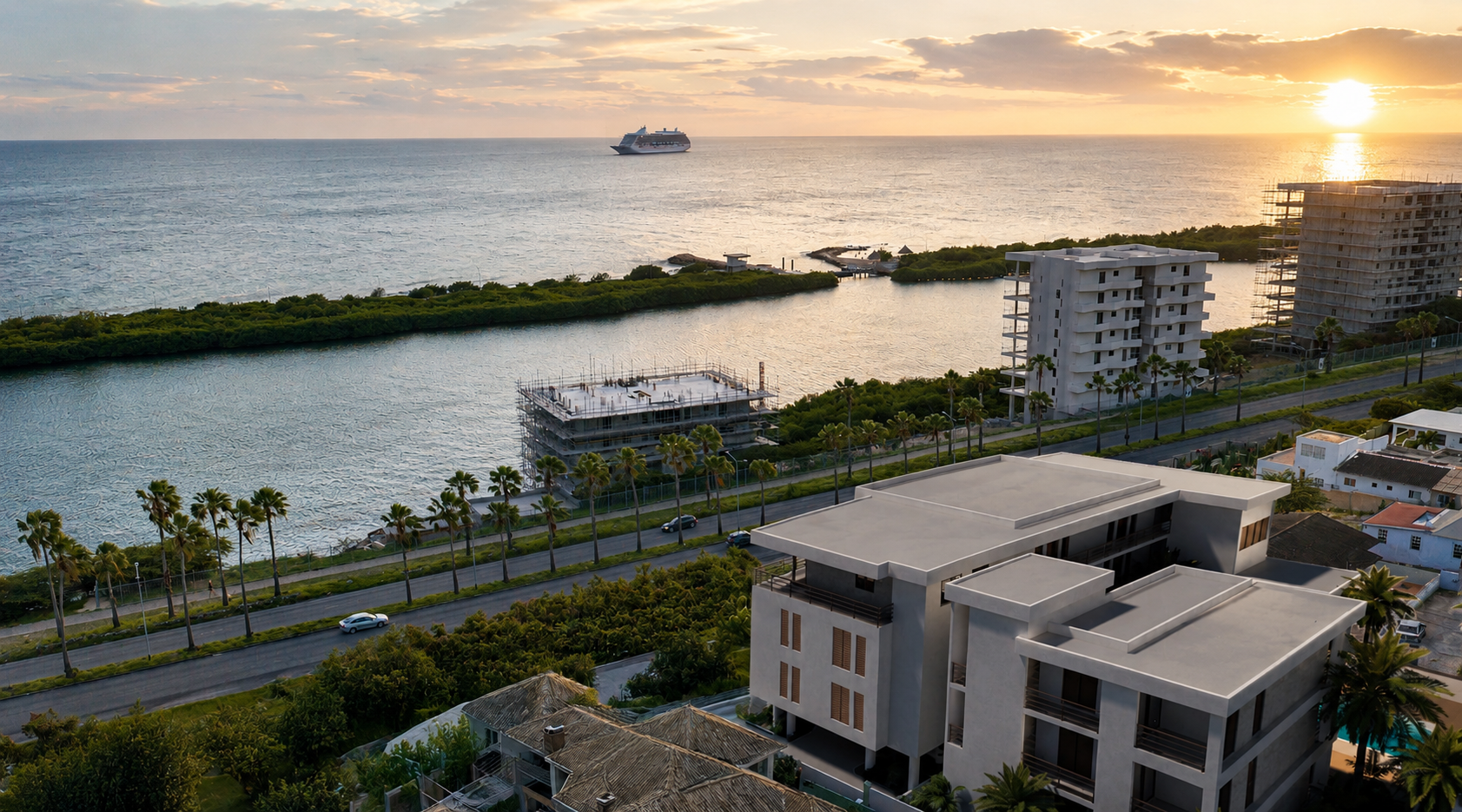 Sea-View Apartments in a Modern Residential Development in Piscadera
