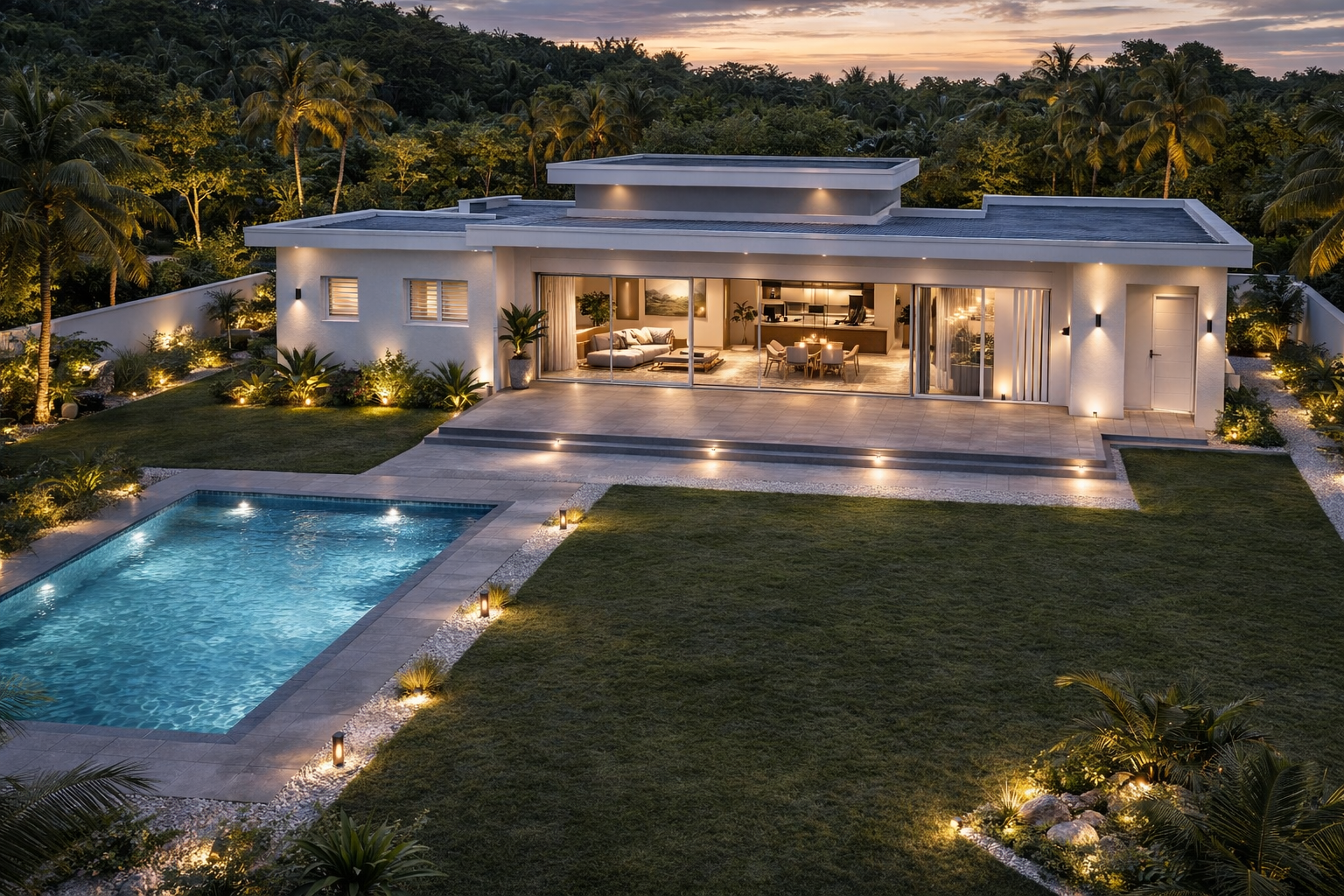 Build-Ready Lot with Approved Modern Villa Design in Brakkeput Mei Mei