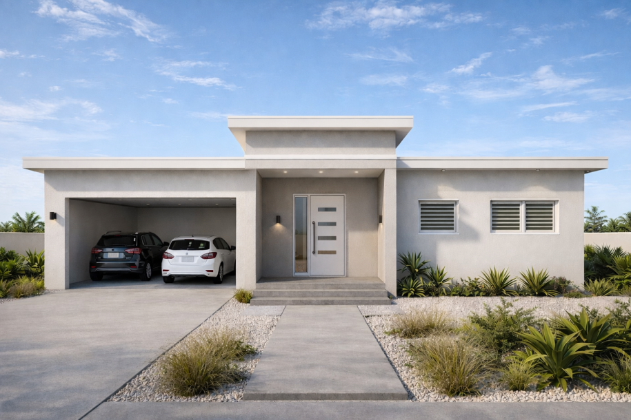 Build-Ready Lot with Approved Modern Villa Design in Brakkeput Mei Mei-4