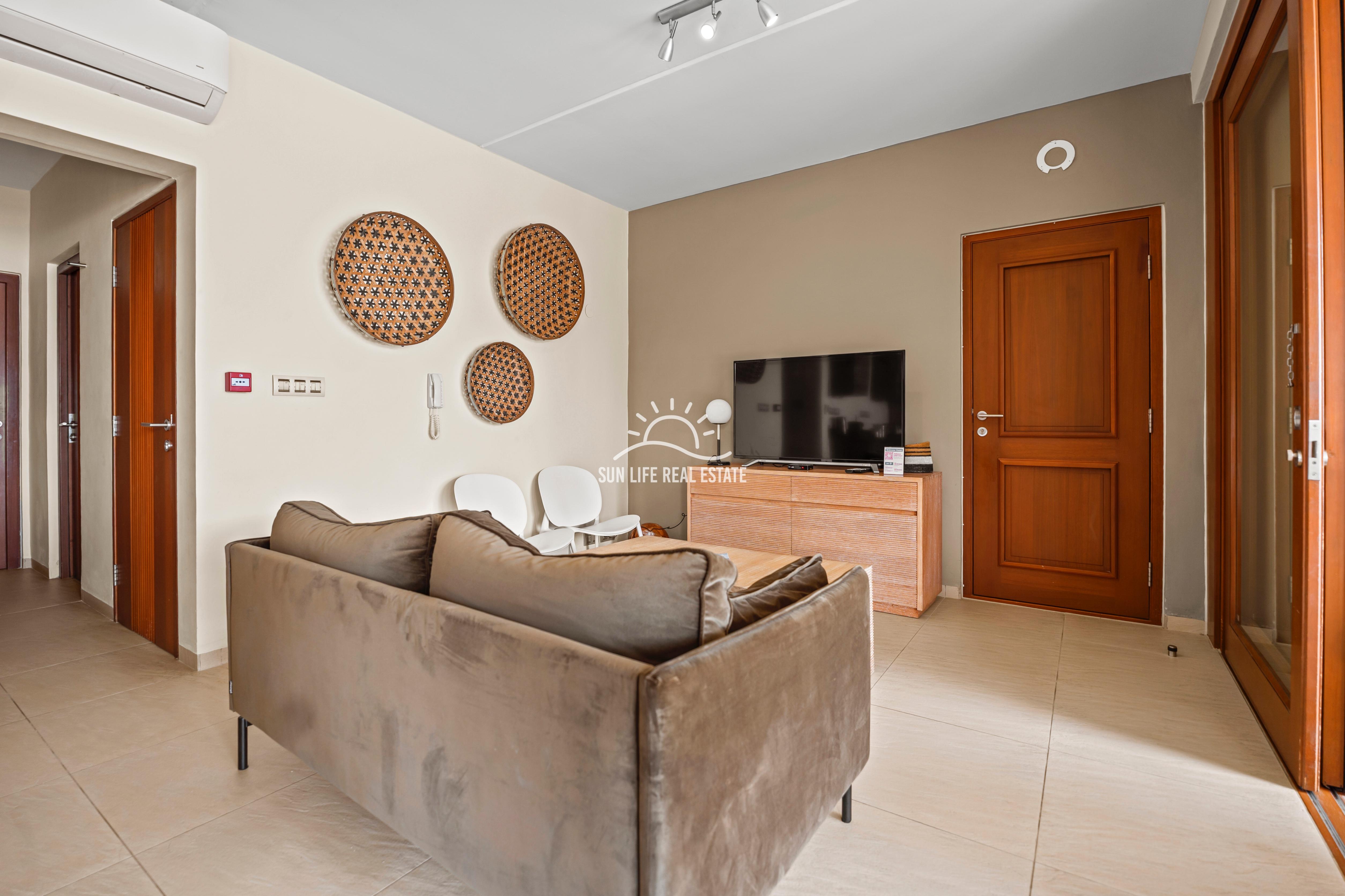 Waterfront Apartment with Private Beach  for Sale on Spanish Water Resort