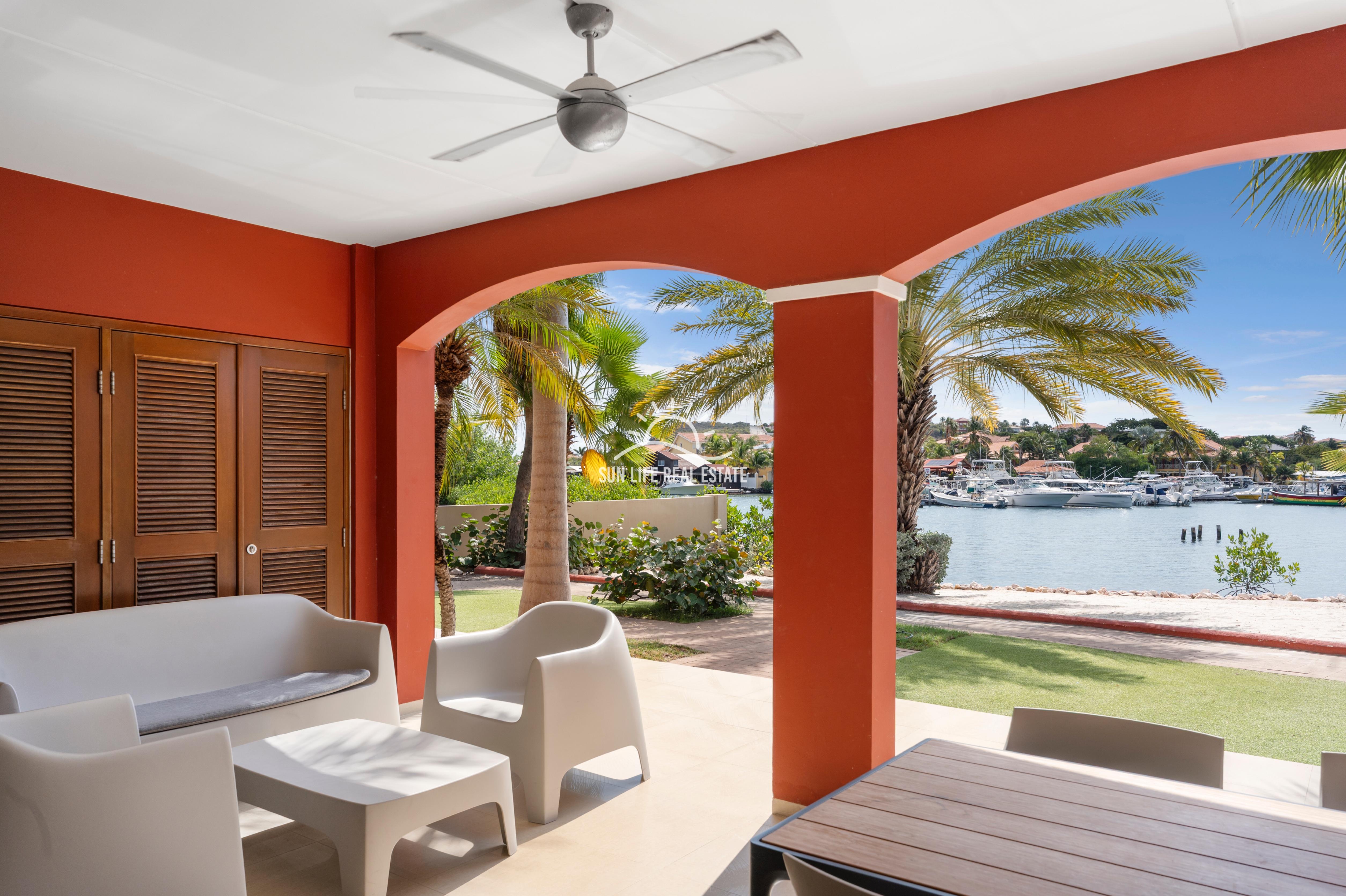 Waterfront Apartment with Private Beach  for Sale on Spanish Water Resort