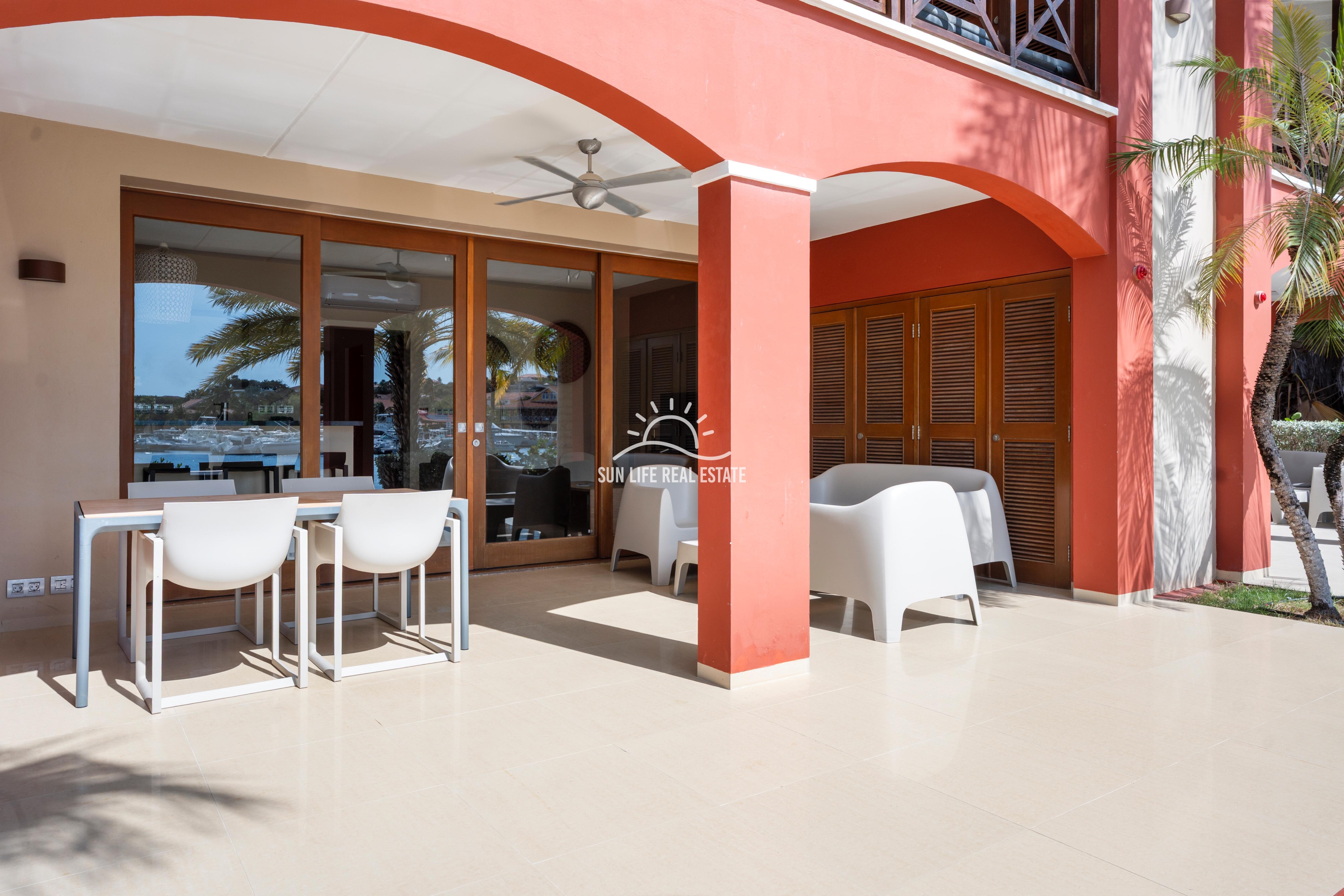 Waterfront Apartment with Private Beach  for Sale on Spanish Water Resort