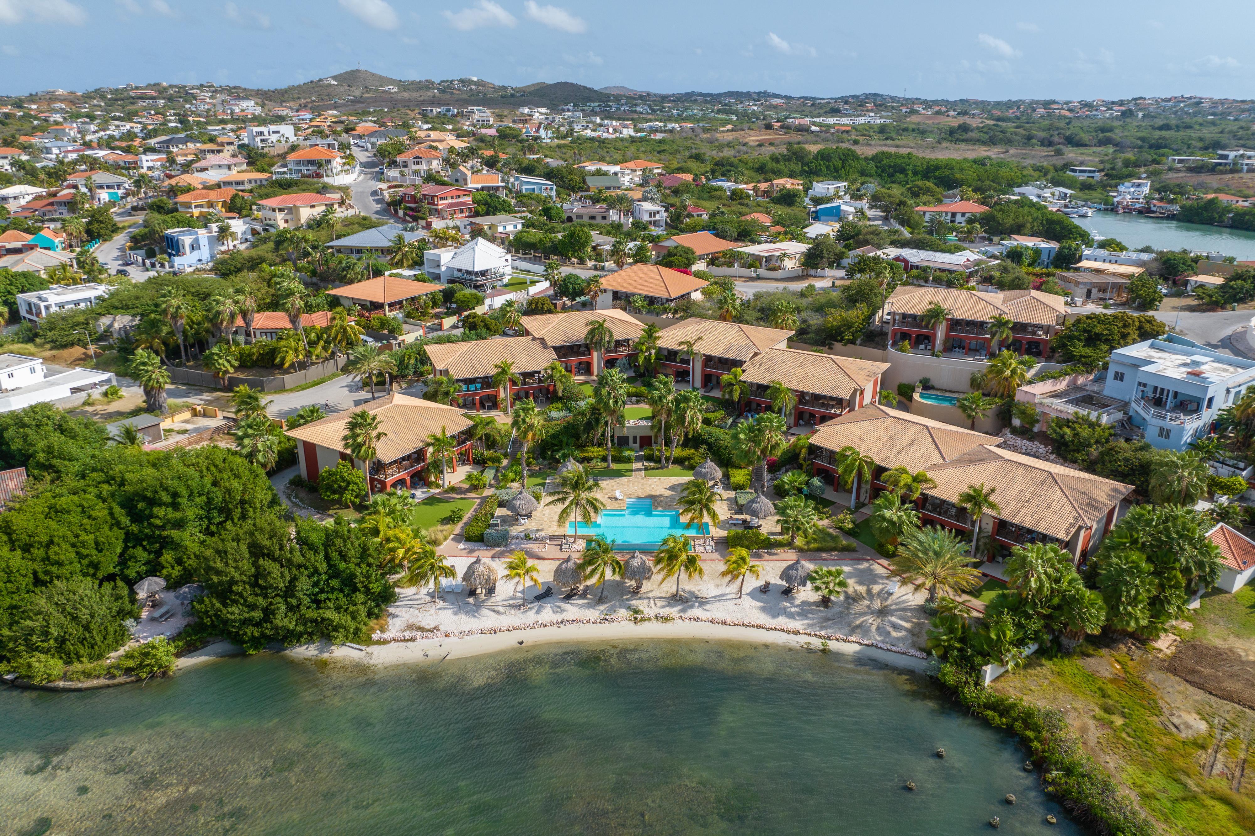 Waterfront Apartment with Private Beach  for Sale on Spanish Water Resort