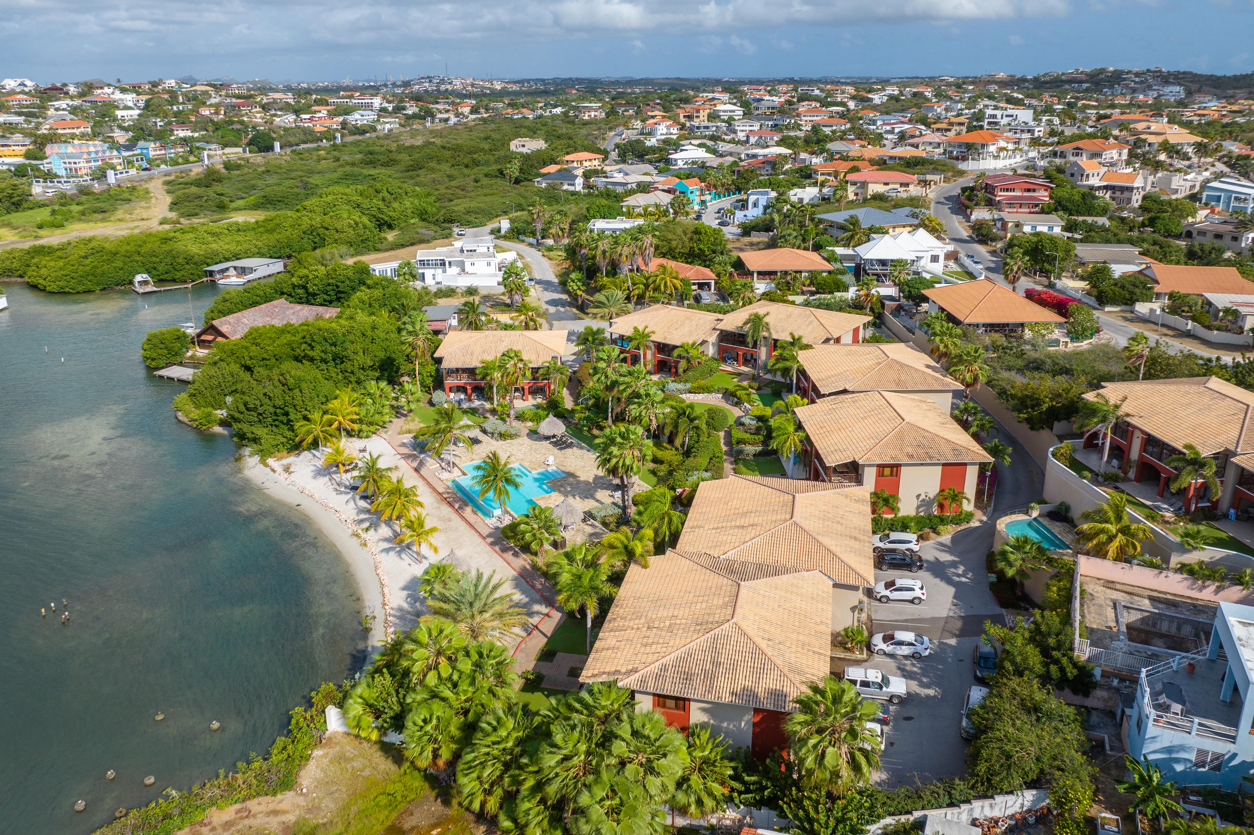 Waterfront Apartment with Private Beach  for Sale on Spanish Water Resort