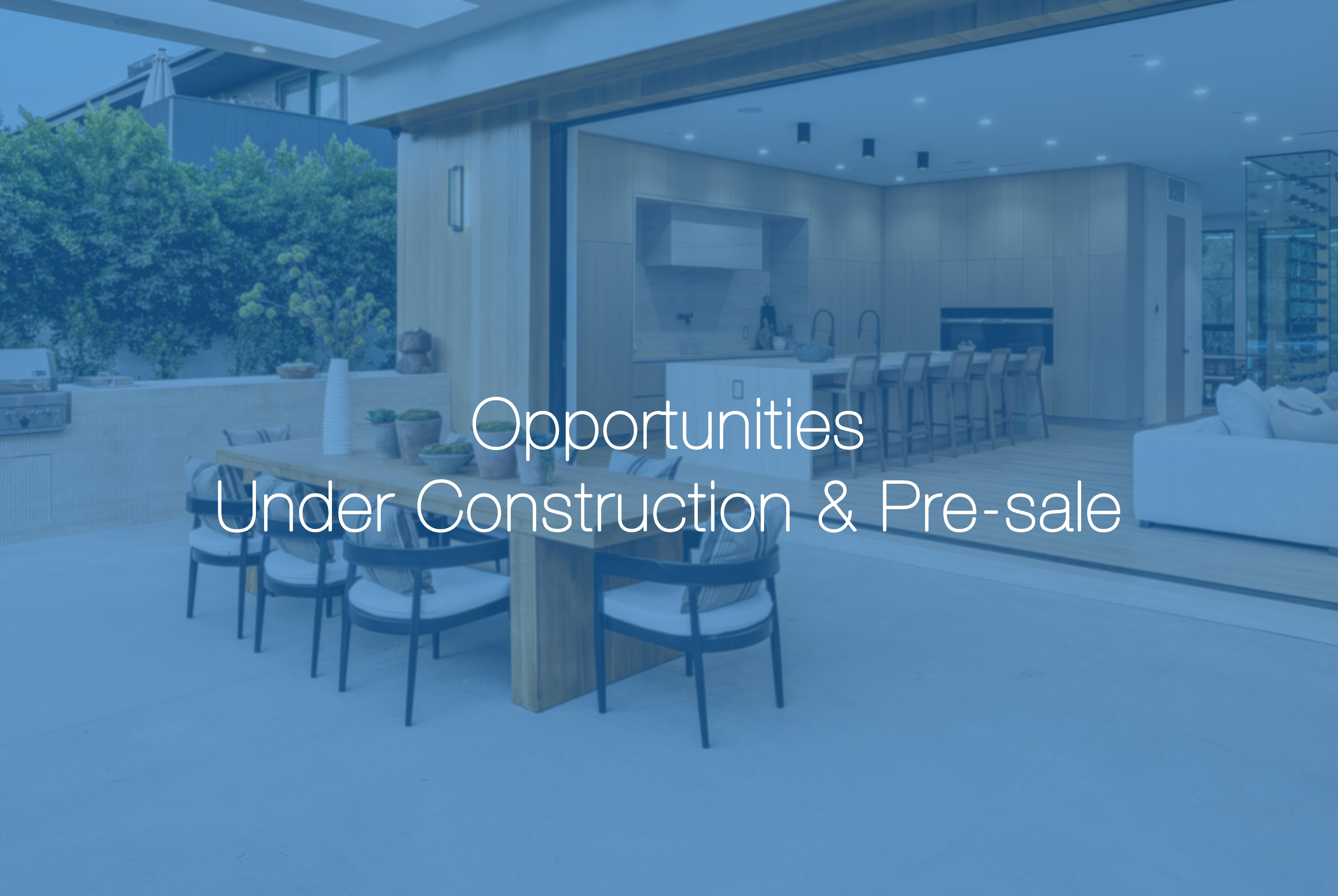 Apartments, Townhouses & Villas – Under Construction & for Pre-Sale